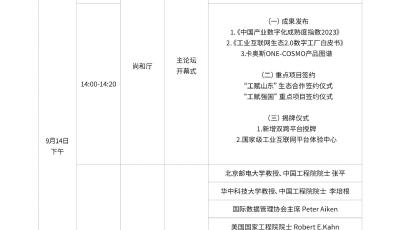 2023世界工业互联网产业大会在青开幕，会议日程公布！