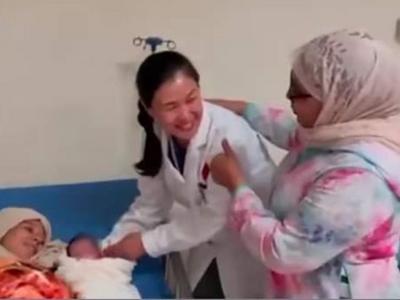 摩洛哥发生强震，中国医疗队冒余震风险迎接新生命