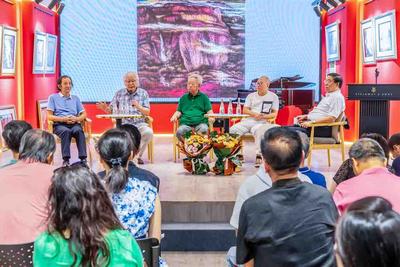 穿越东西，山水魅力，苏兆洪水墨山水小品展暨分享会今日举行