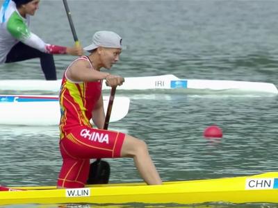 林文君夺得杭州亚运会女子200米单人划艇金牌