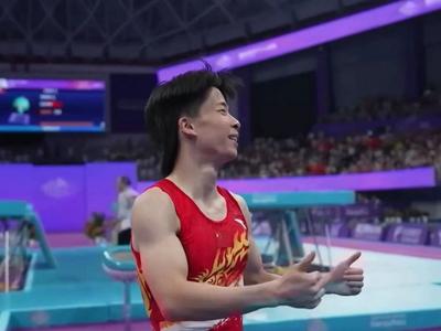 严浪宇夺得杭州亚运会蹦床男子个人金牌