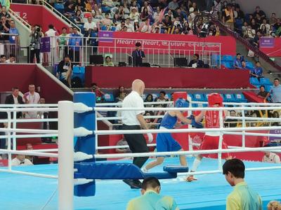 祝贺！吴愉夺得杭州亚运会拳击女子50公斤级冠军