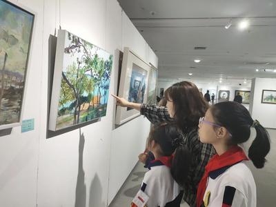 市北第二实验小学举行美术社团研学活动