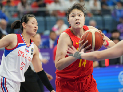 中国女篮大胜朝鲜队，成功晋级杭州亚运会冠亚军决赛
