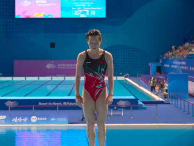陈艺文夺得杭州亚运会跳水女子3米板冠军，昌雅妮获得亚军