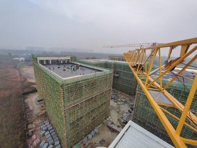 诺安百特动物保健品生产研发基地项目全楼座封顶，争取早日竣工投产