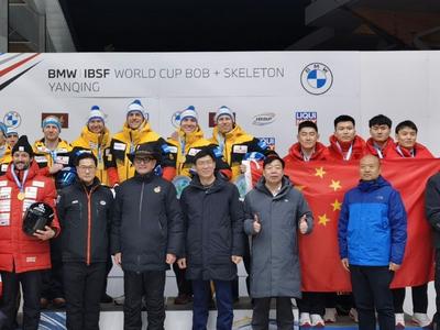中国四人雪车首获世界杯奖牌创历史