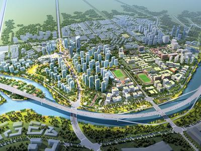雁山科技生态城规划首次对外发布，郑州路两侧昔日“村居”变“产业高地”
