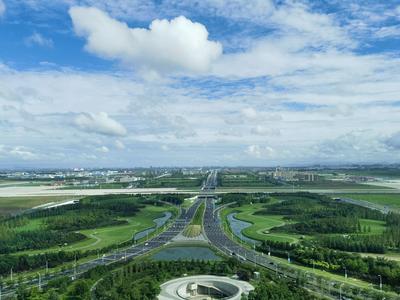 青岛新机场跨铁路桥梁及部分市政工程获中国市政工程最高质量水平评价