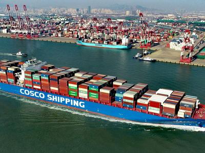 今年前10个月我国进出口总值34.32万亿元，外贸运行稳中有进