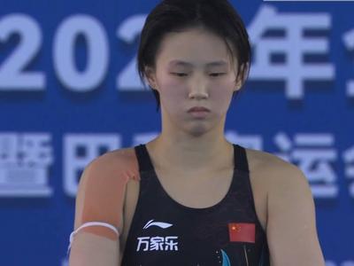 陈芋汐全锦赛女子10米台夺冠，全红婵获亚军