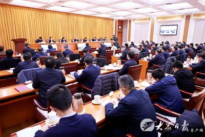 山东省主题教育专项整治工作推进会召开