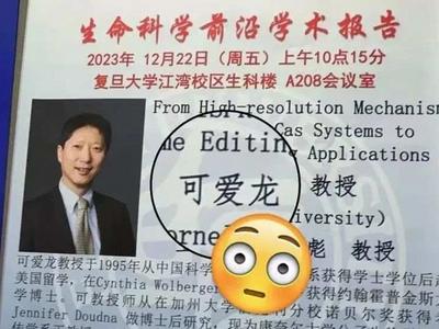 大学教授名叫可爱龙，网友互动可可爱爱……