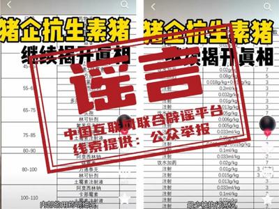 中国互联网联合辟谣平台2023年11月辟谣榜综述