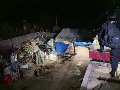 危险！“惊牛”失控见人就撞，莱西警方及时化险为夷