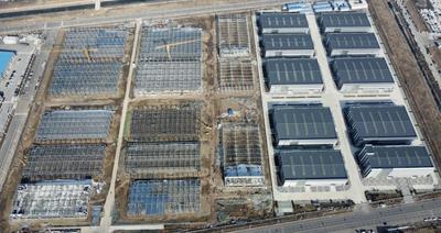 新进展！莱西高科技工业园巨峰产业化基地项目钢结构全面封顶