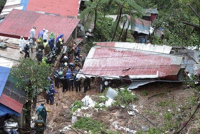 菲律宾暴雨造成山体滑坡，致至少6人遇难