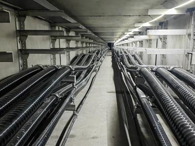 重庆路周边地下管廊工程顺利完成电缆下地入廊施工