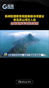 新闻联播聚焦我国美丽海湾建设 青岛灵山湾已入选全国美丽海湾优秀案例