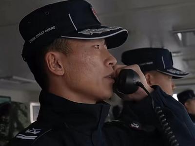 中国海警位金门附近海域执法巡查：请通报你船来此海域的目的！