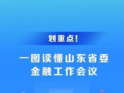划重点！一图读懂山东省委金融工作会议