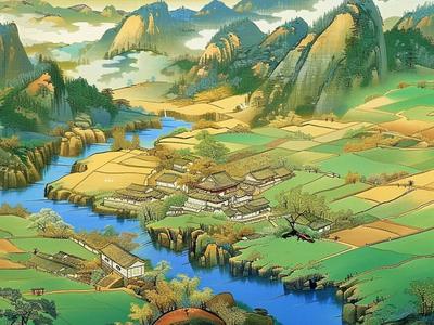 奇思录·AI漫评｜乡村振兴齐鲁样板：诗意田园入画来
