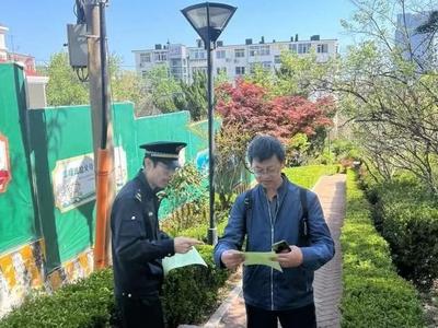 提高护绿意识，金门路街道开展春季护绿普法宣传