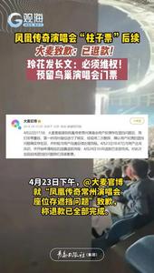 凤凰传奇演唱会“柱子票”后续，大麦致歉：已退款