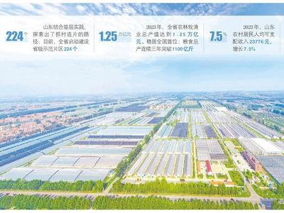 提档升级！山东扎实推进“五个振兴” 打造乡村振兴齐鲁样板