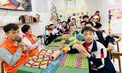 心育“名家”“益起来”，青岛大名路小学开展助残日活动