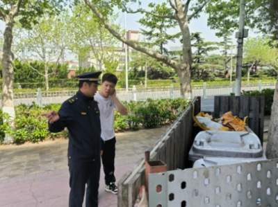 开展检查执法 巩固垃圾分类成效