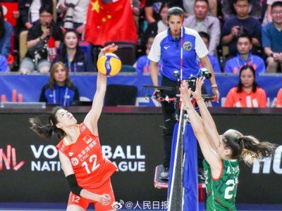 世联赛中国香港站开门红！中国女排3比0战胜保加利亚队