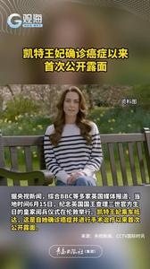 凯特王妃确诊癌症以来首次公开露面