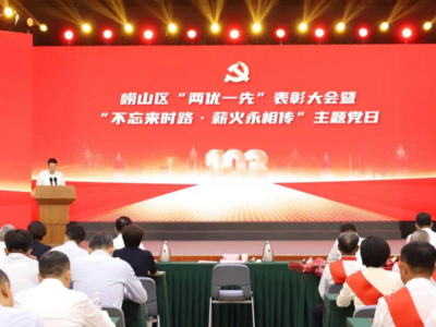 崂山区“两优一先”表彰大会暨“不忘来时路 薪火永相传”主题党日活动举行