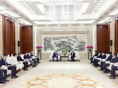 林武会见哈萨克斯坦阿拉木图州州长苏尔丹加济耶夫