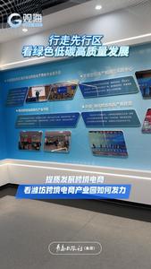 行走先行区，看绿色低碳高质量发展丨提质发展跨境电商，看潍坊跨境电商产业园如何发力