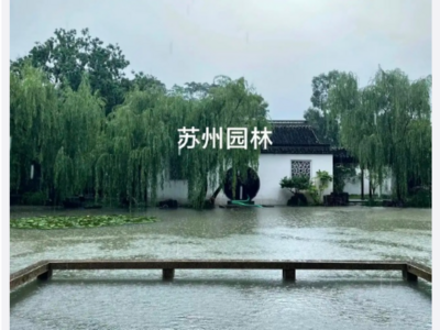 苏州园林被“淹”了？官方回应：雨势过大致景区瞬时积水