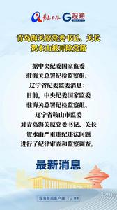 青岛海关原党委书记、关长贺水山被开除党籍
