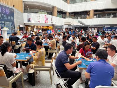 以牌会友，市北区举办企业家交流会活动