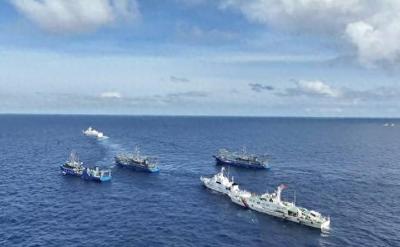 菲律宾船只在我仙宾礁附近海域聚集，中国海警回应
