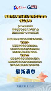 青岛市人民代表大会常务委员会任免名单