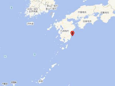 日本九州岛附近海域发生7.1级地震