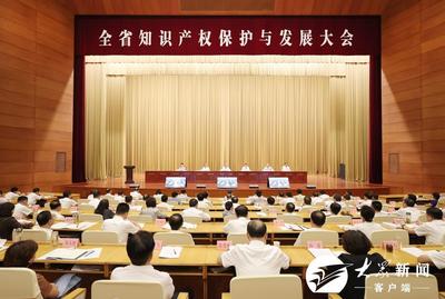 山东省知识产权保护与发展大会召开