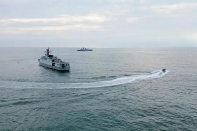 中俄“海上联合-2025”联合演习海上演练阶段全面展开