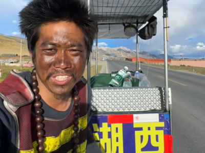 90后小伙一下老了40岁！半年没洗澡……网友：我真信