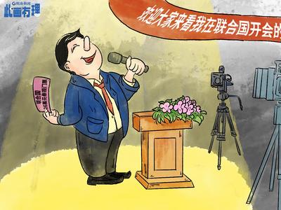 此画有理丨“打卡联合国”的网红就该翻车