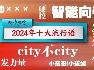 2024年“十大流行语”发布，“未来产业”“city不city”等入选