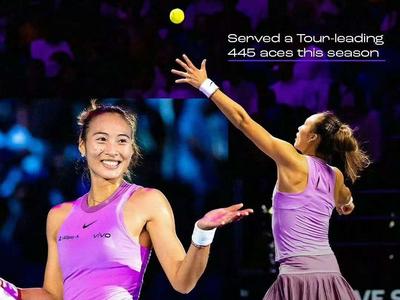 郑钦文，2024年ACE球数排名WTA第一！