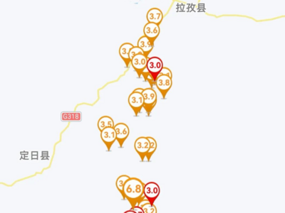 西藏定日6.8级地震余震活动超1000次