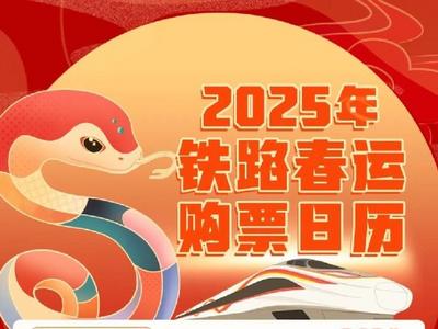 拼手速时间到了！腊月廿六火车票今日开抢，预计当天为节前客流高峰日